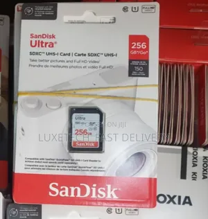 Sandisk 256gb Ultra Memory Cards for Cameras and Camcorders