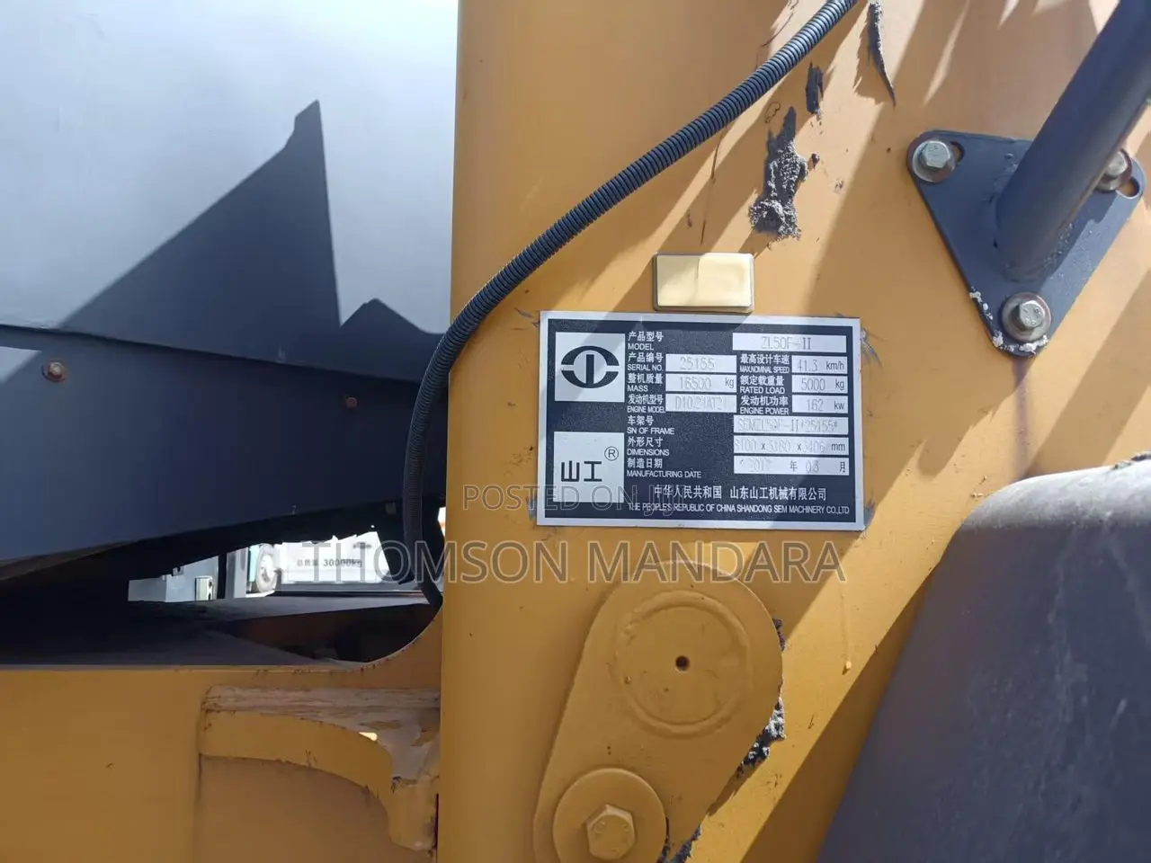 Used XCMG Wheel.Loader 5tons