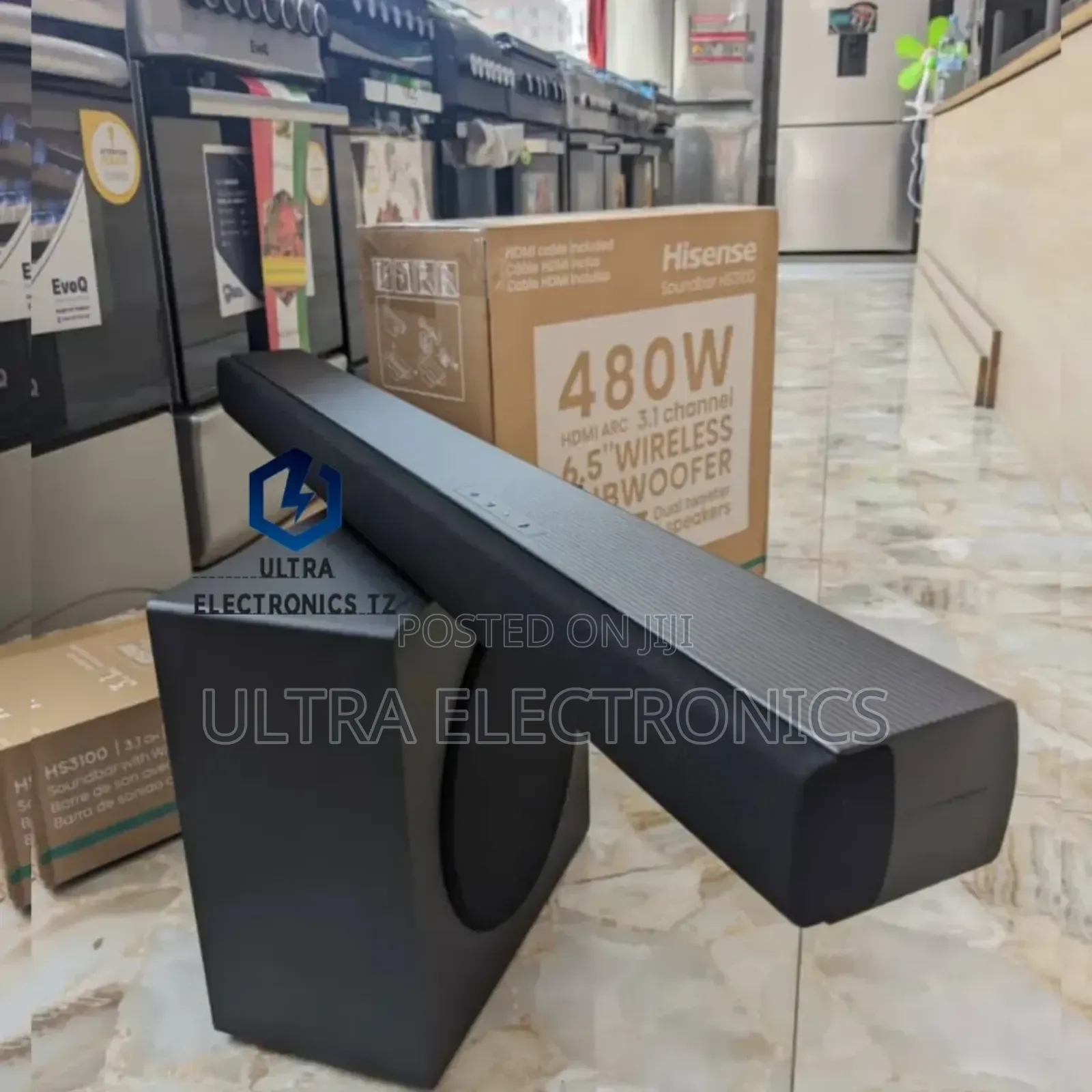 Hisense Soundbar 3.1 Channel Hs3100 Watt 480