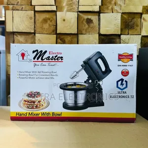 5 Speed Powerful Electro Master Hand Mixer With Bowl