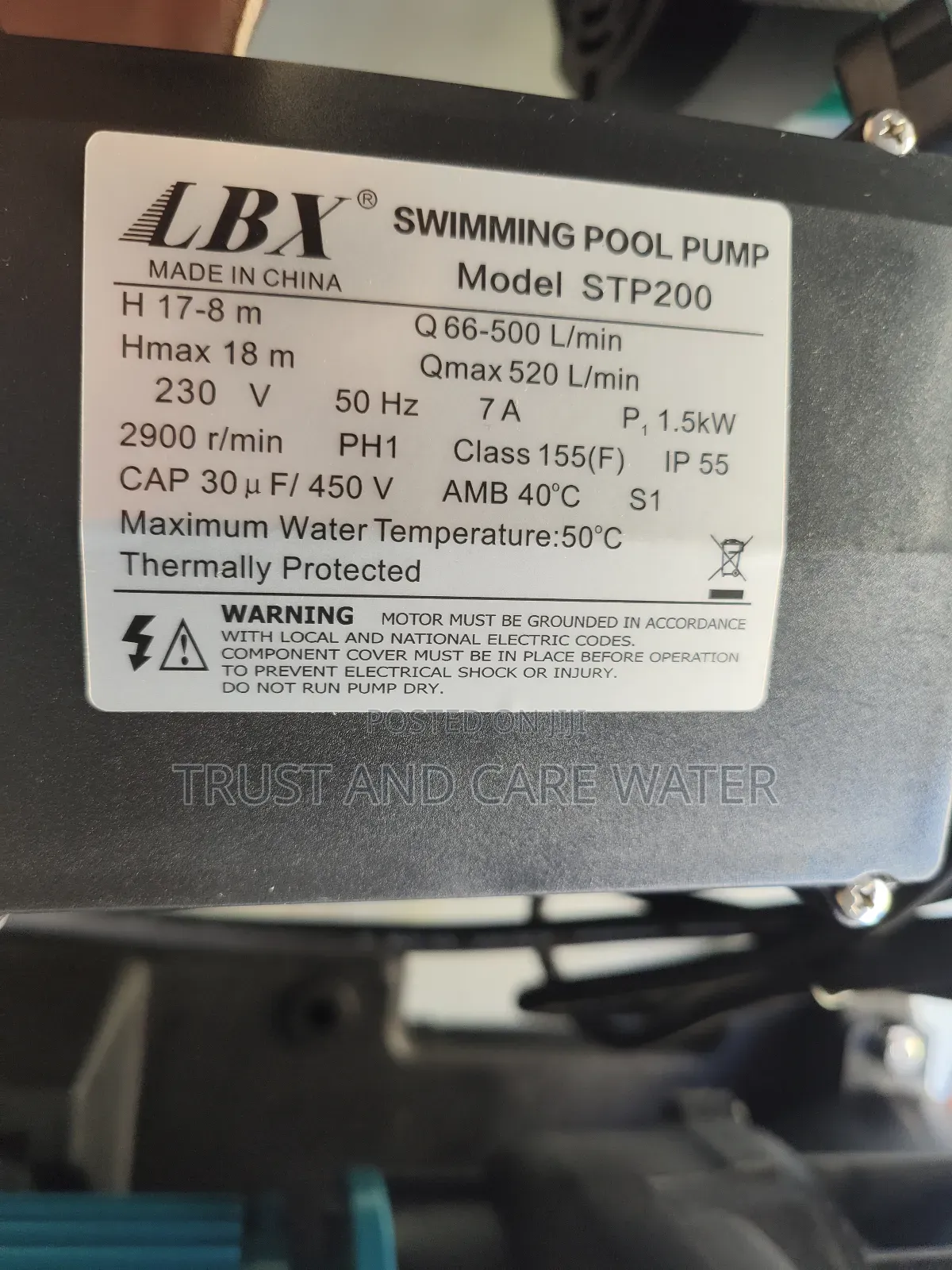 Swimming Pool Pump 2hp