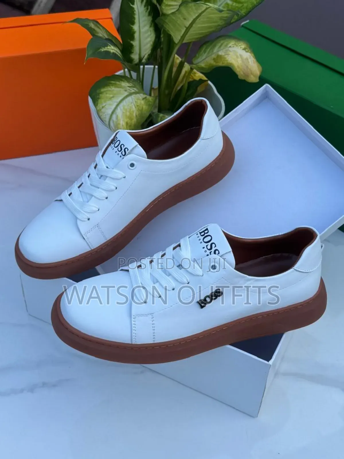 Viatu Vya Ngozi Grade 1 Vya Boss