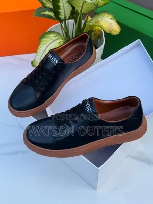 Viatu Vya Ngozi Grade 1 Vya Boss