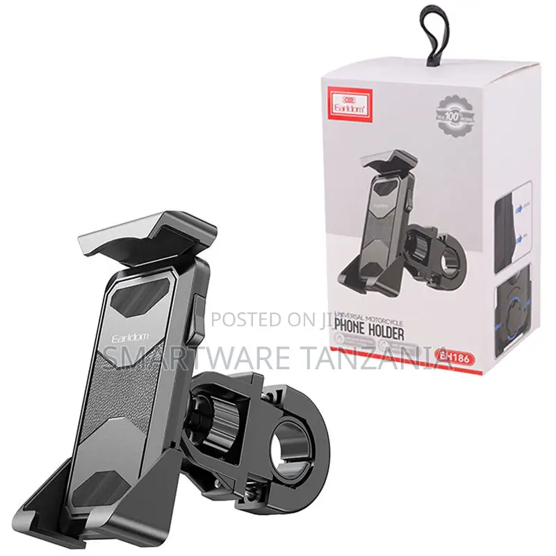 Earldom Motorcycle Phone Holder Universal 360 Rotation Handlebar Mount