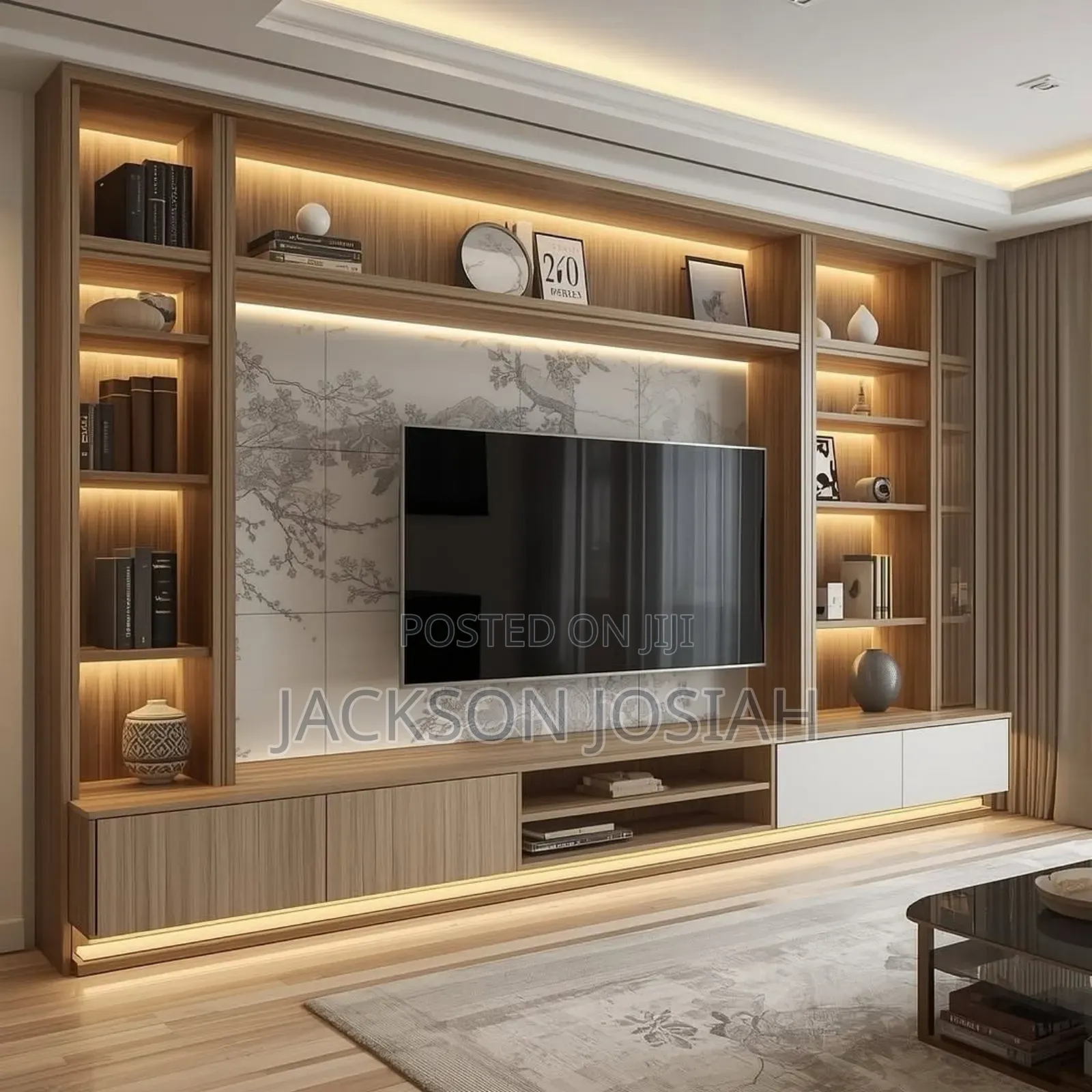 Wall Mounting Tv Show Case