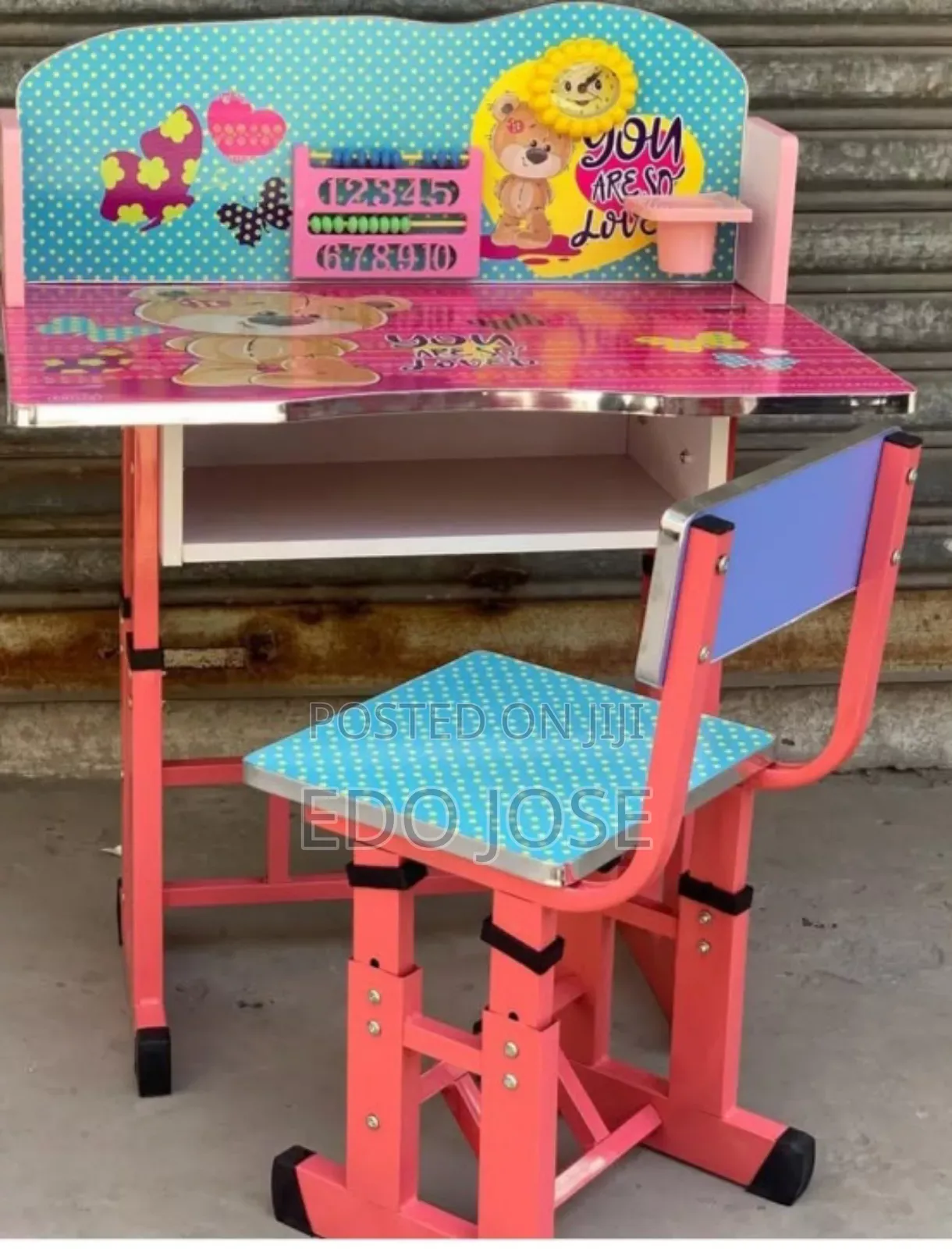 Pink Bear Table