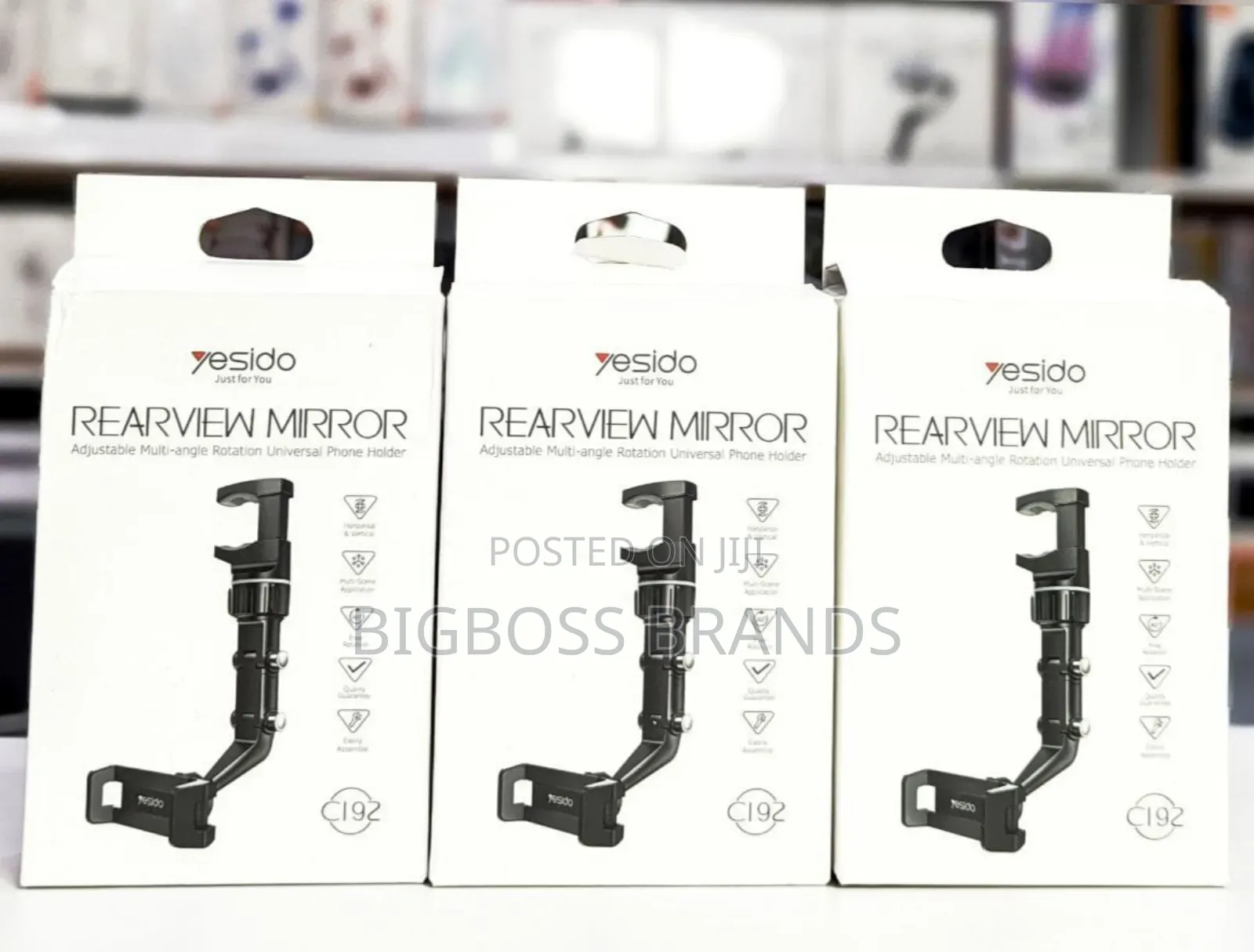 Yesido Rearview Mirror Car Phone Holder