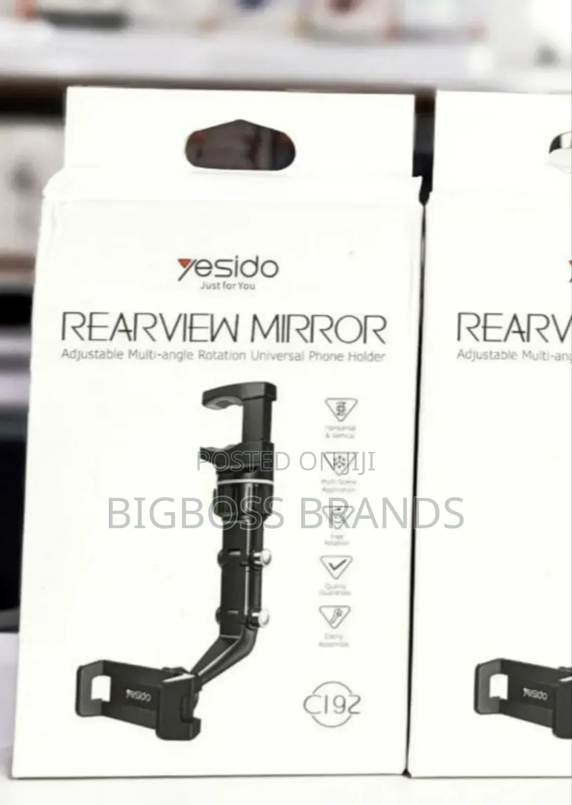 Yesido Rearview Mirror Car Phone Holder