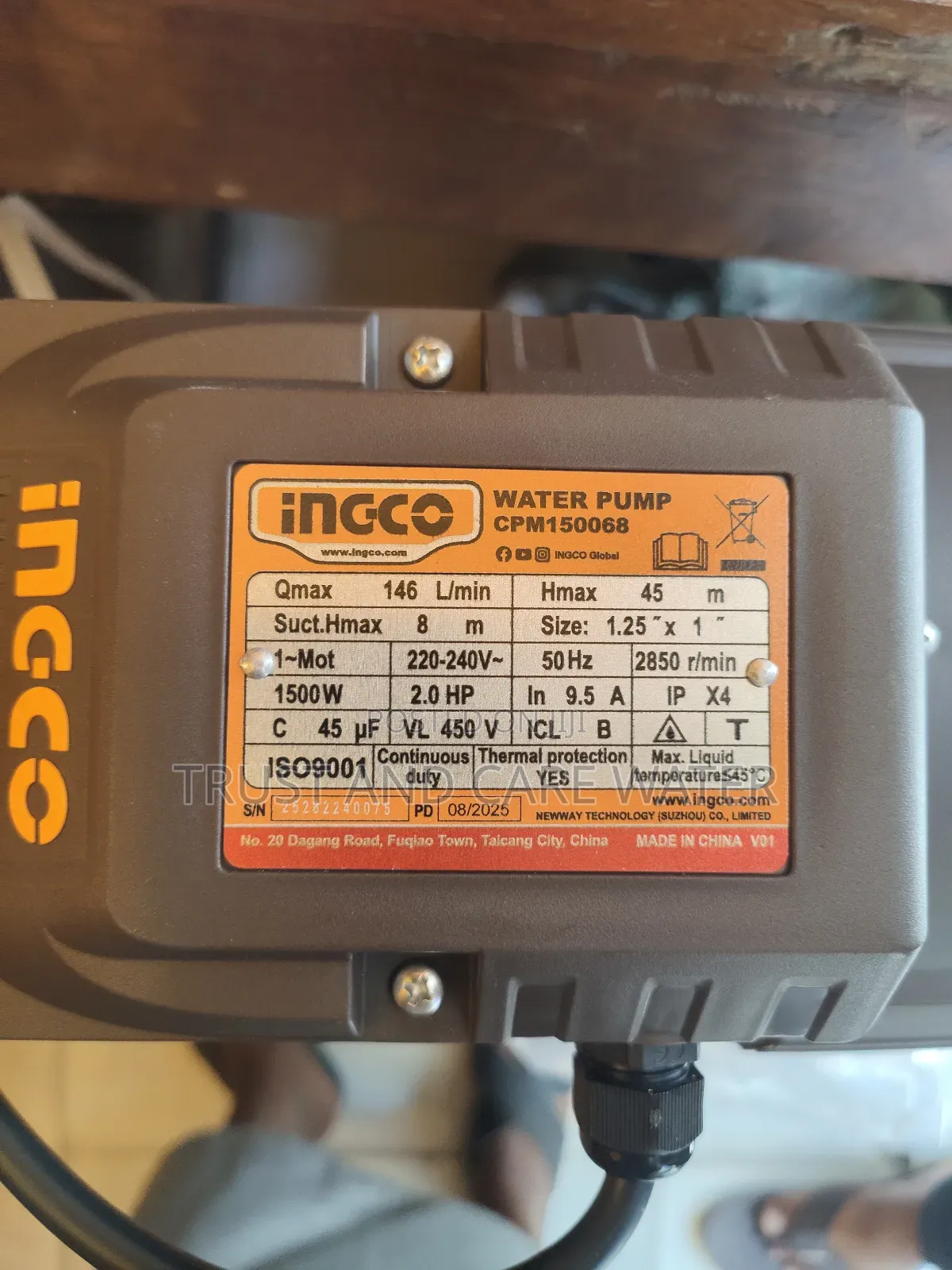 Incco Surface Pump 2hp