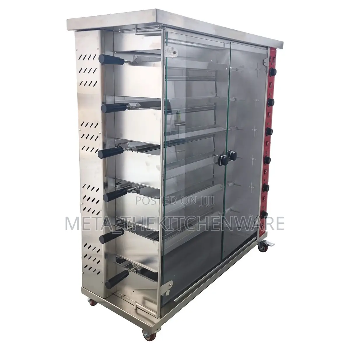 Electric Commercial Chicken Roaster Machine 6-Roll