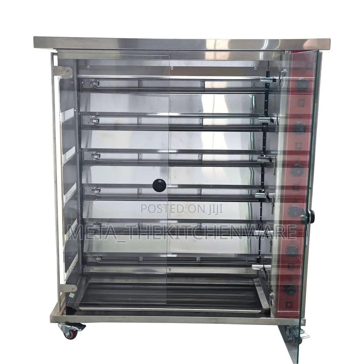 Electric Commercial Chicken Roaster Machine 6-Roll