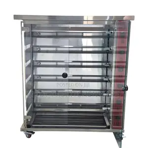 Electric Commercial Chicken Roaster Machine 6-Roll
