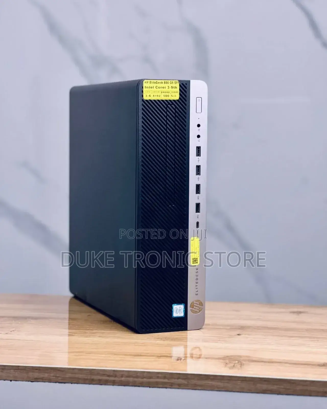 New Desktop Computer HP EliteDesk 800 G4 8GB Intel Core I3 HDD 500GB