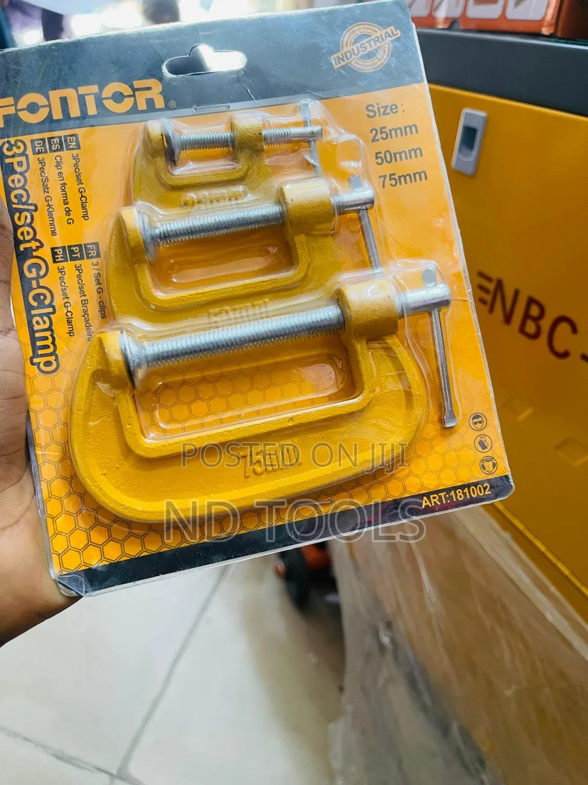 3 PCS G Clamp Set