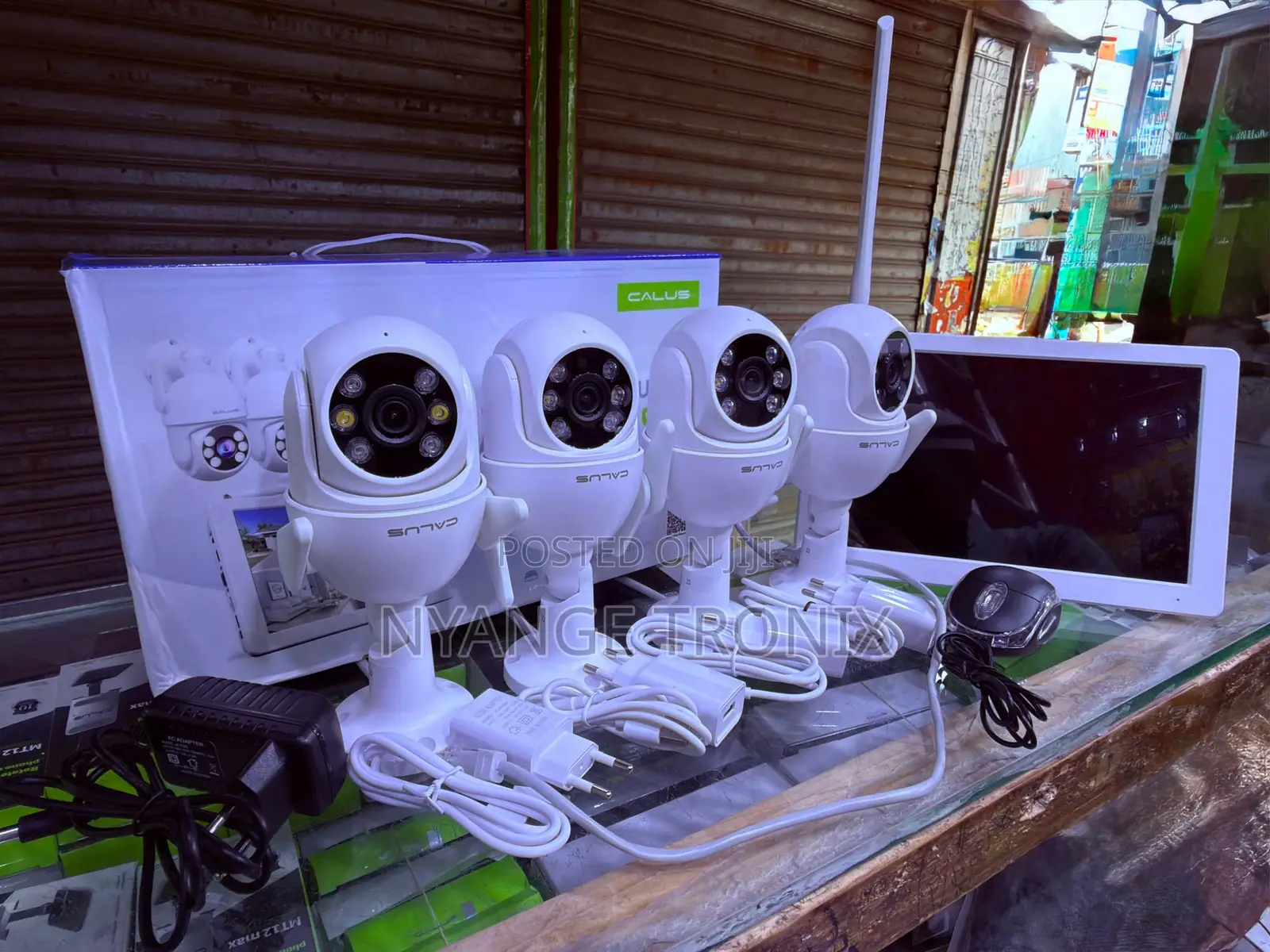 Calus CCTV Camera Original Nvs9 - 4with It's Monitor