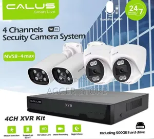 Calus CCTV Camera Original *Nvs8-4 Max*(Four Camera)