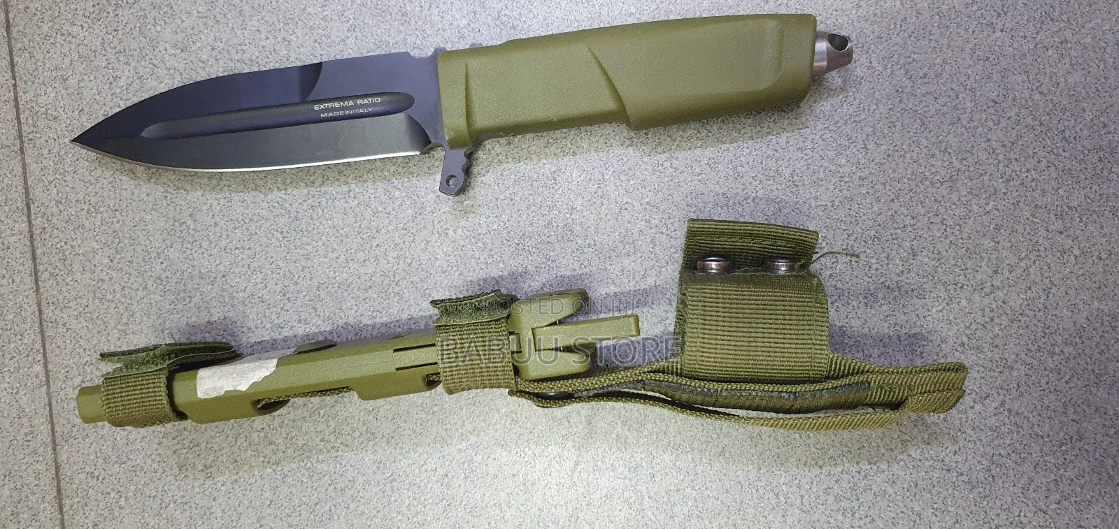 Knife Set With Rubber and Plastic