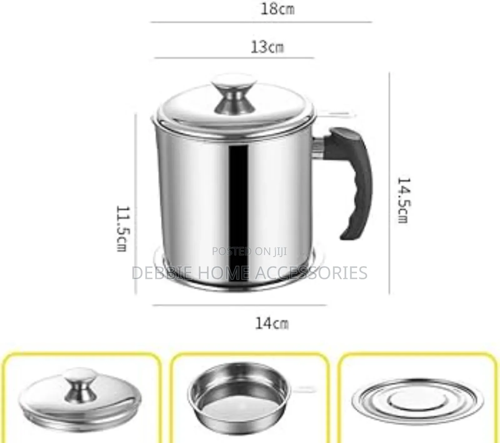 Oil Strainer With Plastic Handle 1.3litre