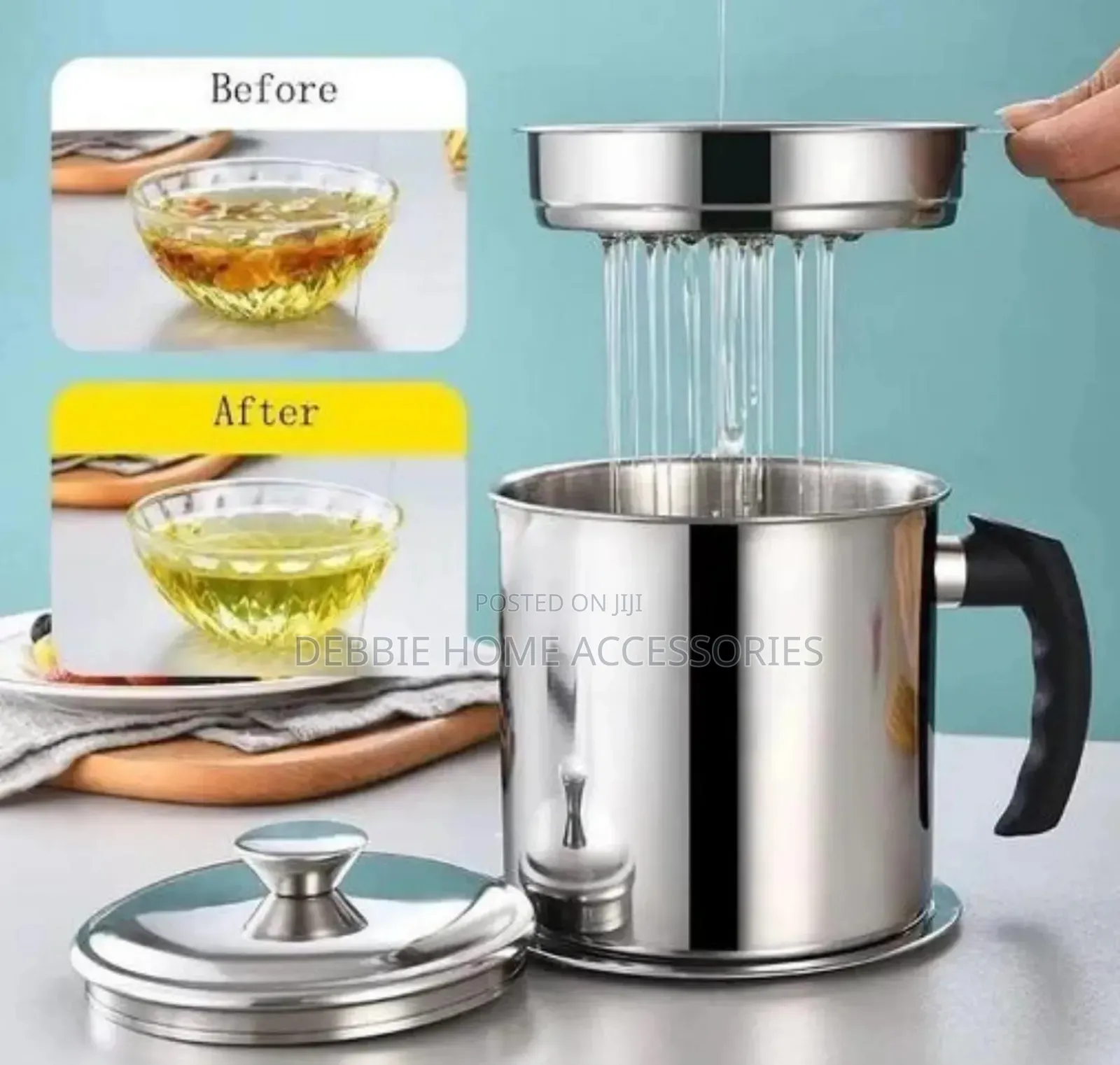 Oil Strainer With Plastic Handle 1.3litre