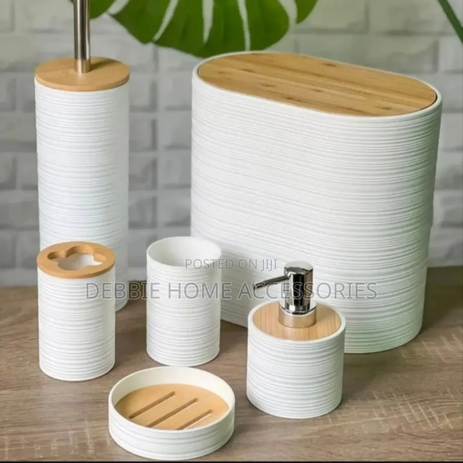 Bath Series 6-Piece Bathroom Accessories Set
