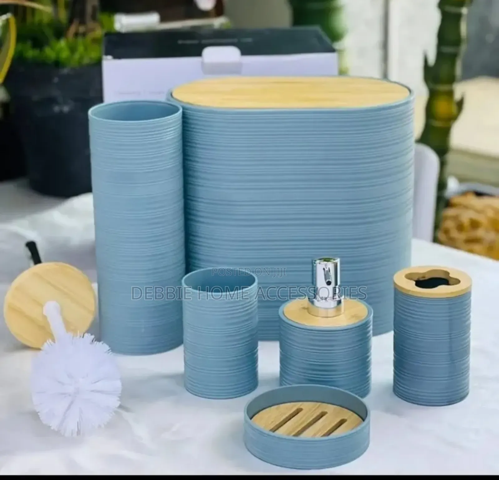 Bath Series 6-Piece Bathroom Accessories Set