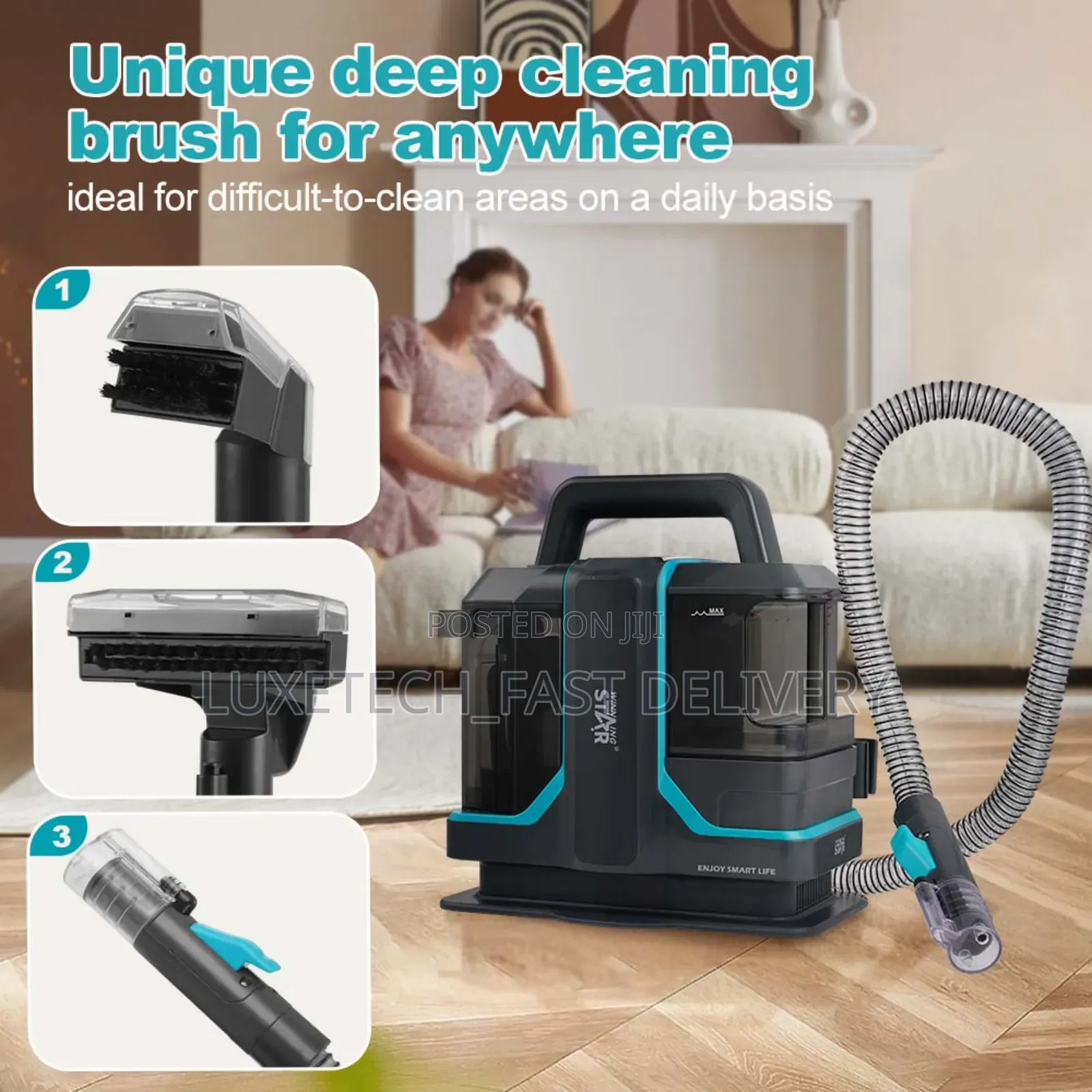 Winning Star Handheld Carpet and Sofa Spot Cleaner