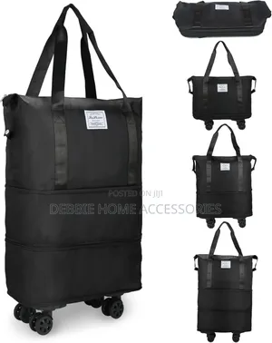 Hong Fu Expandable and Foldable Travel Duffel Bag