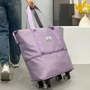 Water Proof Expandable Travelling Duffel Bag With Wheels