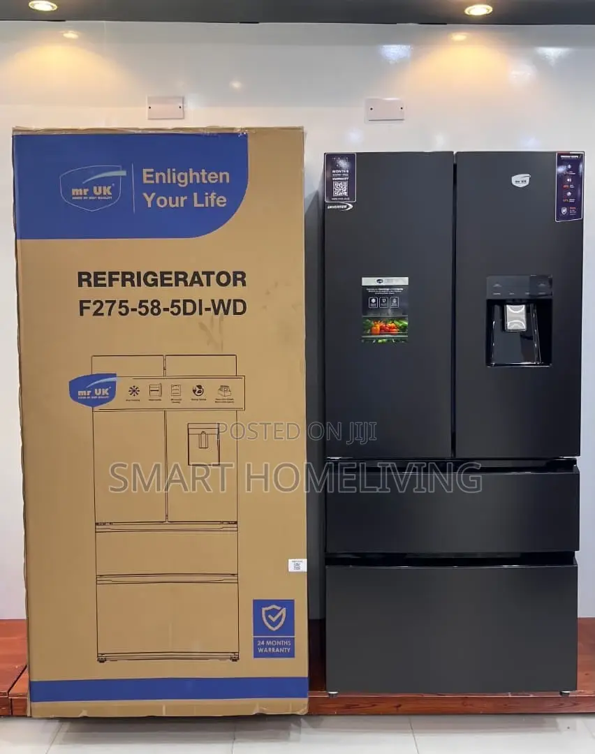 Fridge Uk F275-58-5di-Wd (French Style)