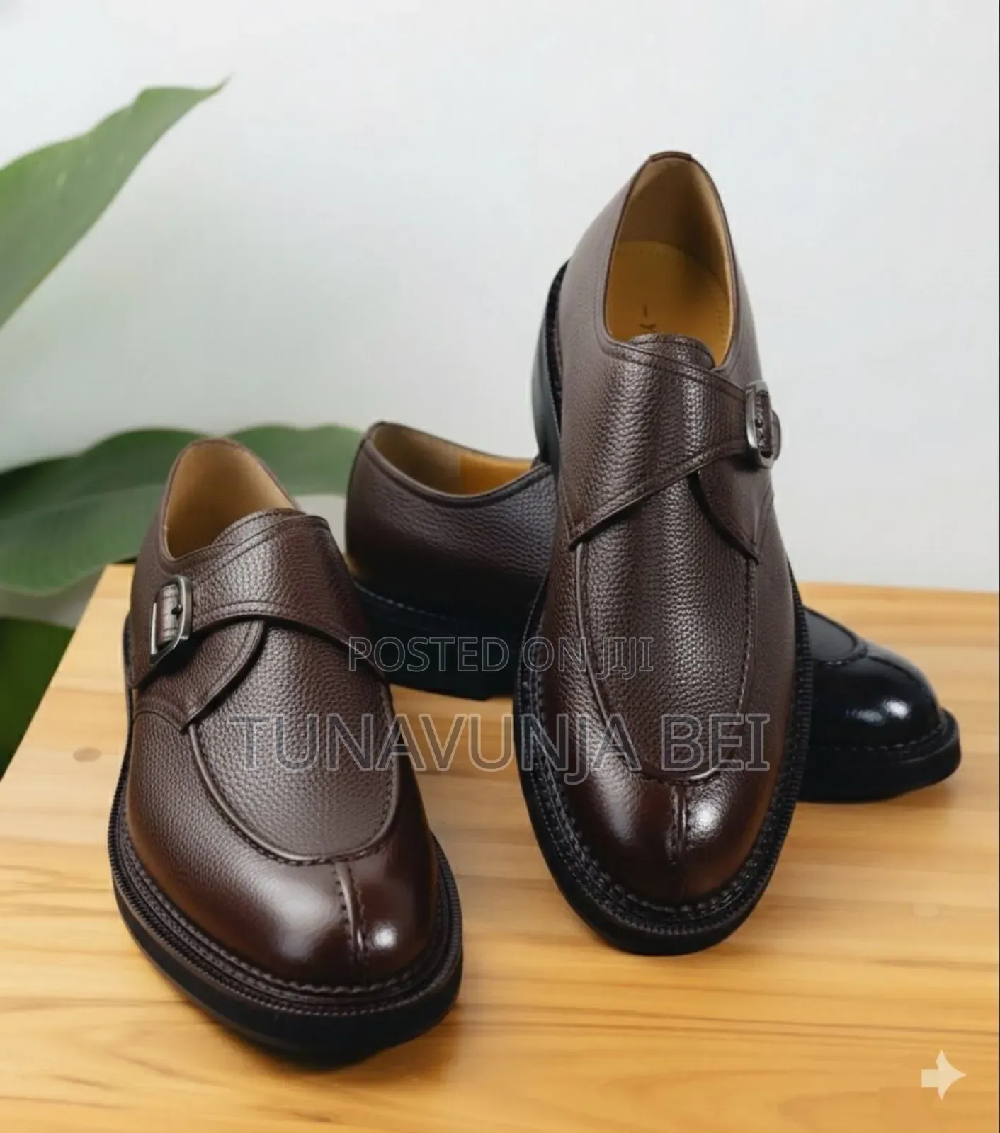 J.M Weston Leather Shoes Moccains 