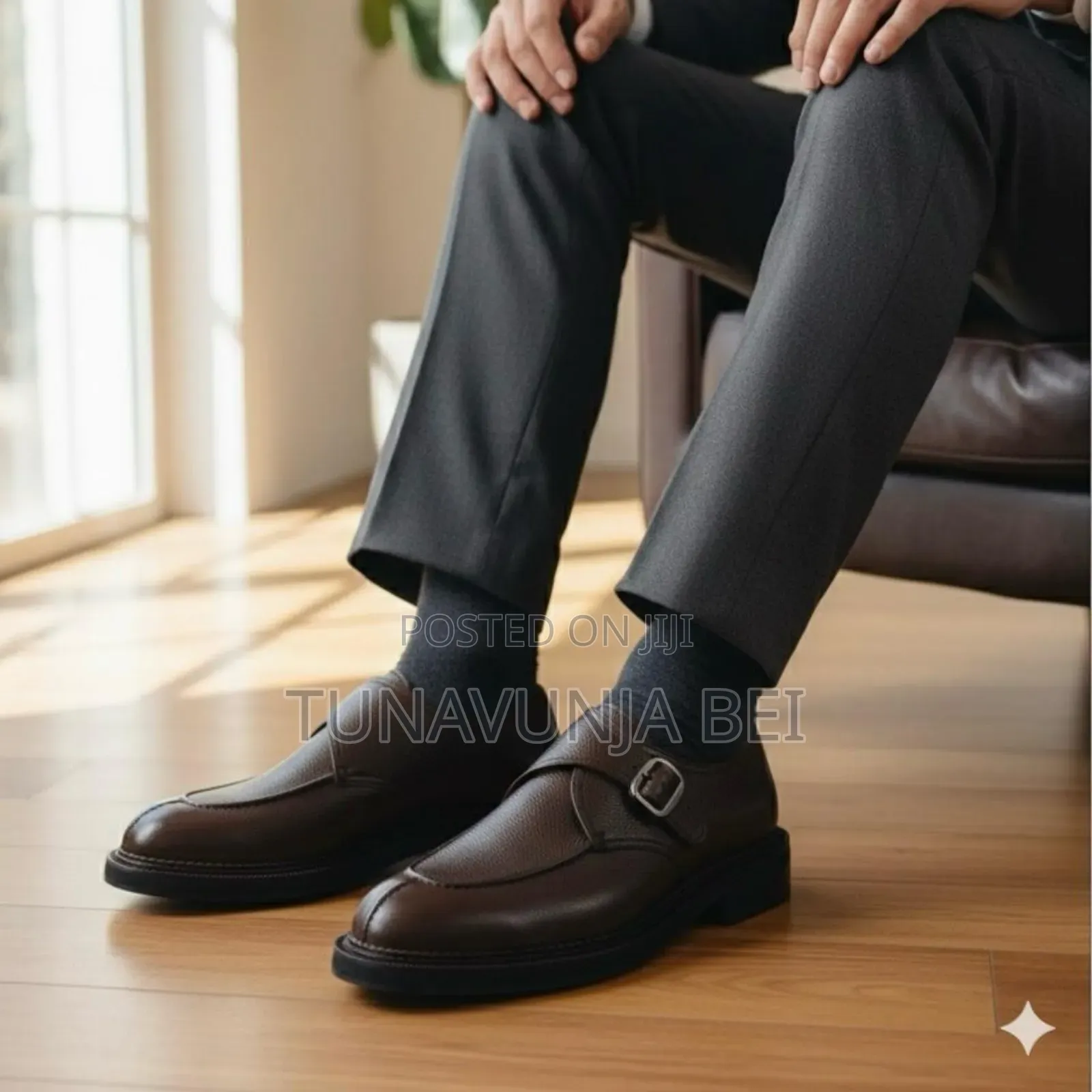 J.M Weston Leather Shoes Moccains 