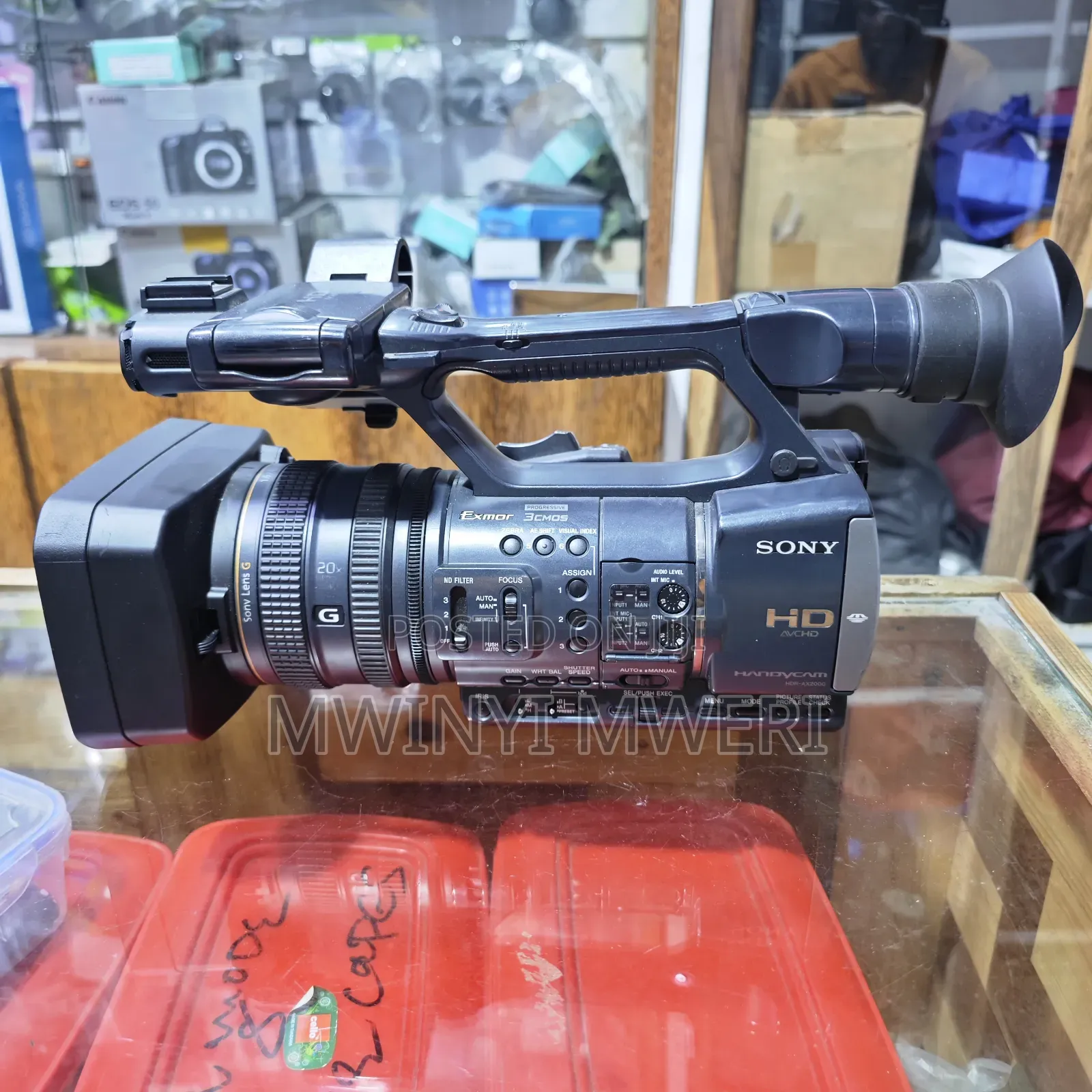 Sony HDR-Ax2000e Avchd Pal Camcorder Video Camera