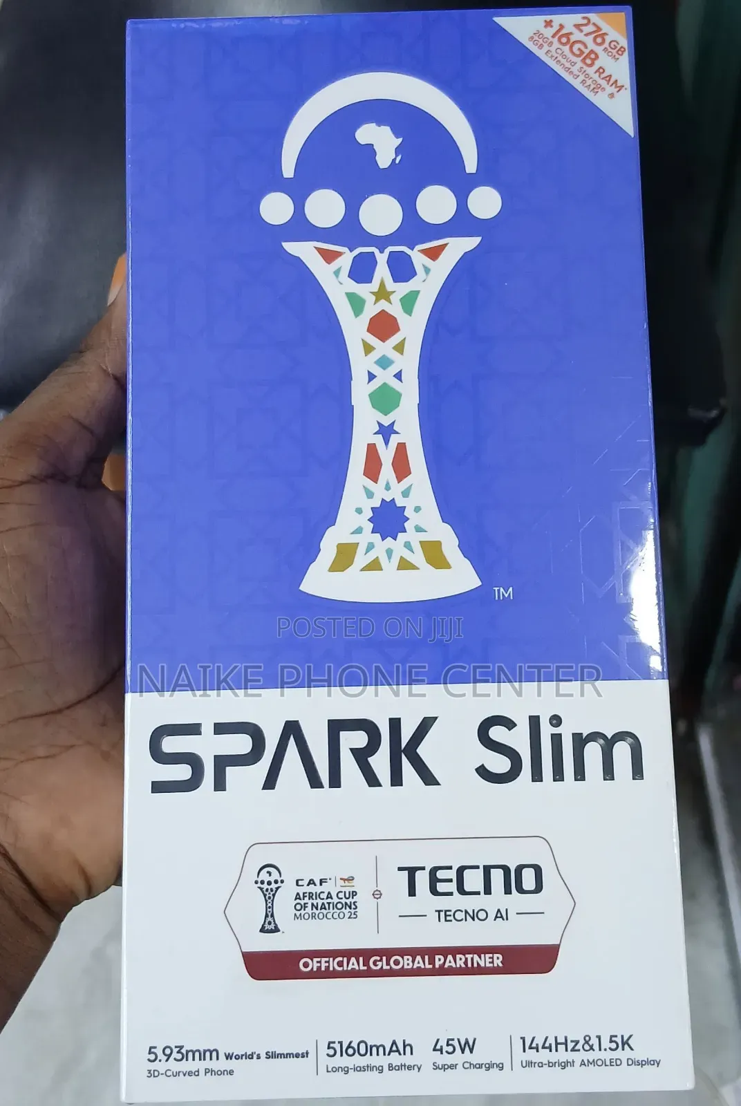 New Tecno Spark Slim 256 GB Black