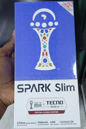 New Tecno Spark Slim 256 GB Black