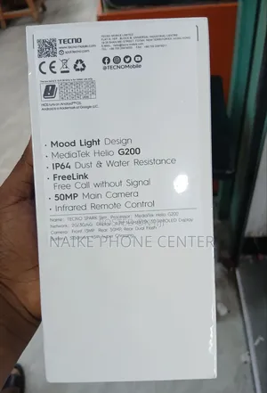 New Tecno Spark Slim 256 GB Black