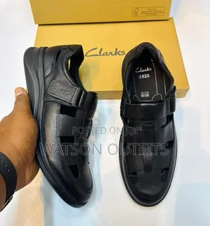 Viatu Wazi or Open Shoes Vya Leather Materials