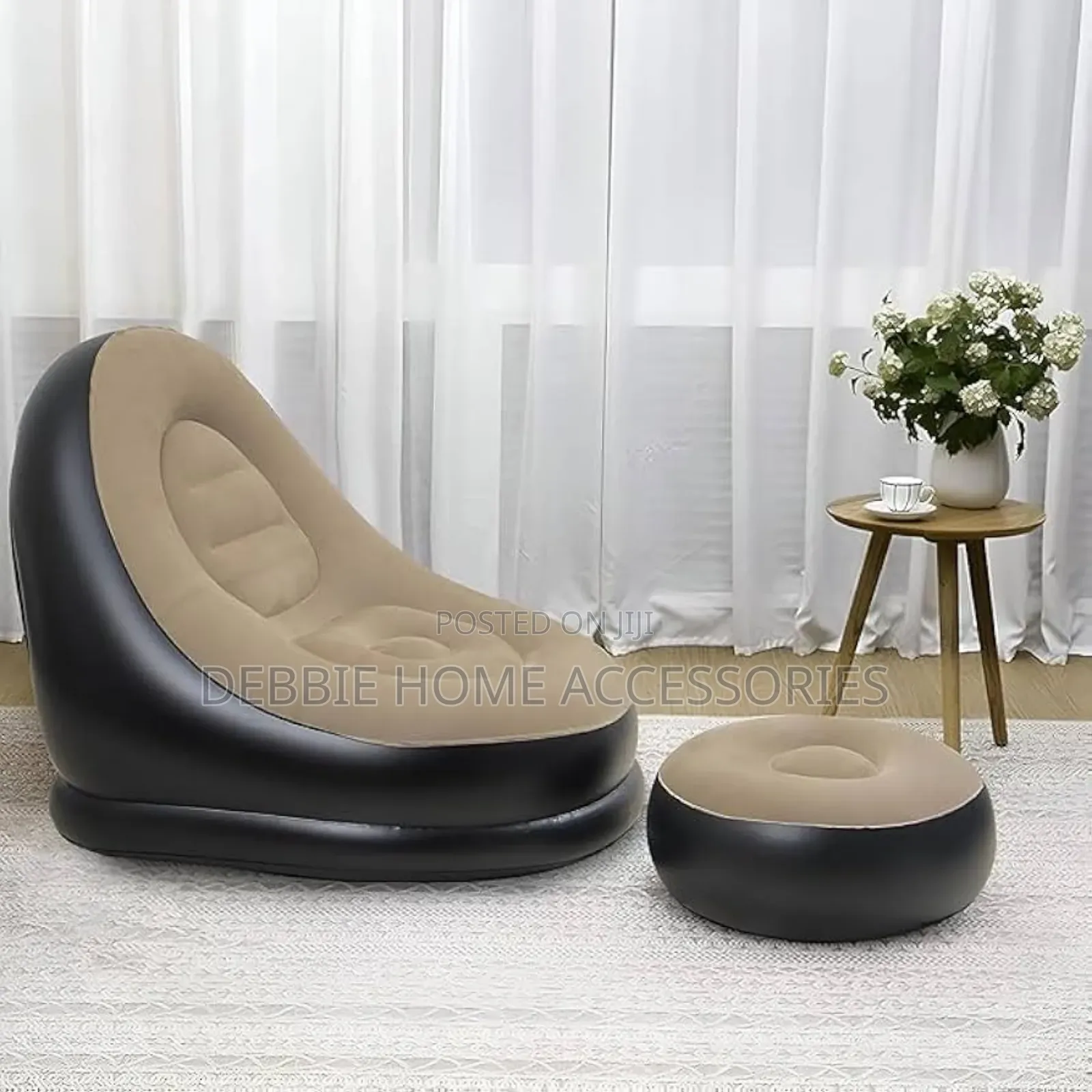 2 in 1 Air Sofa With Electric Pump