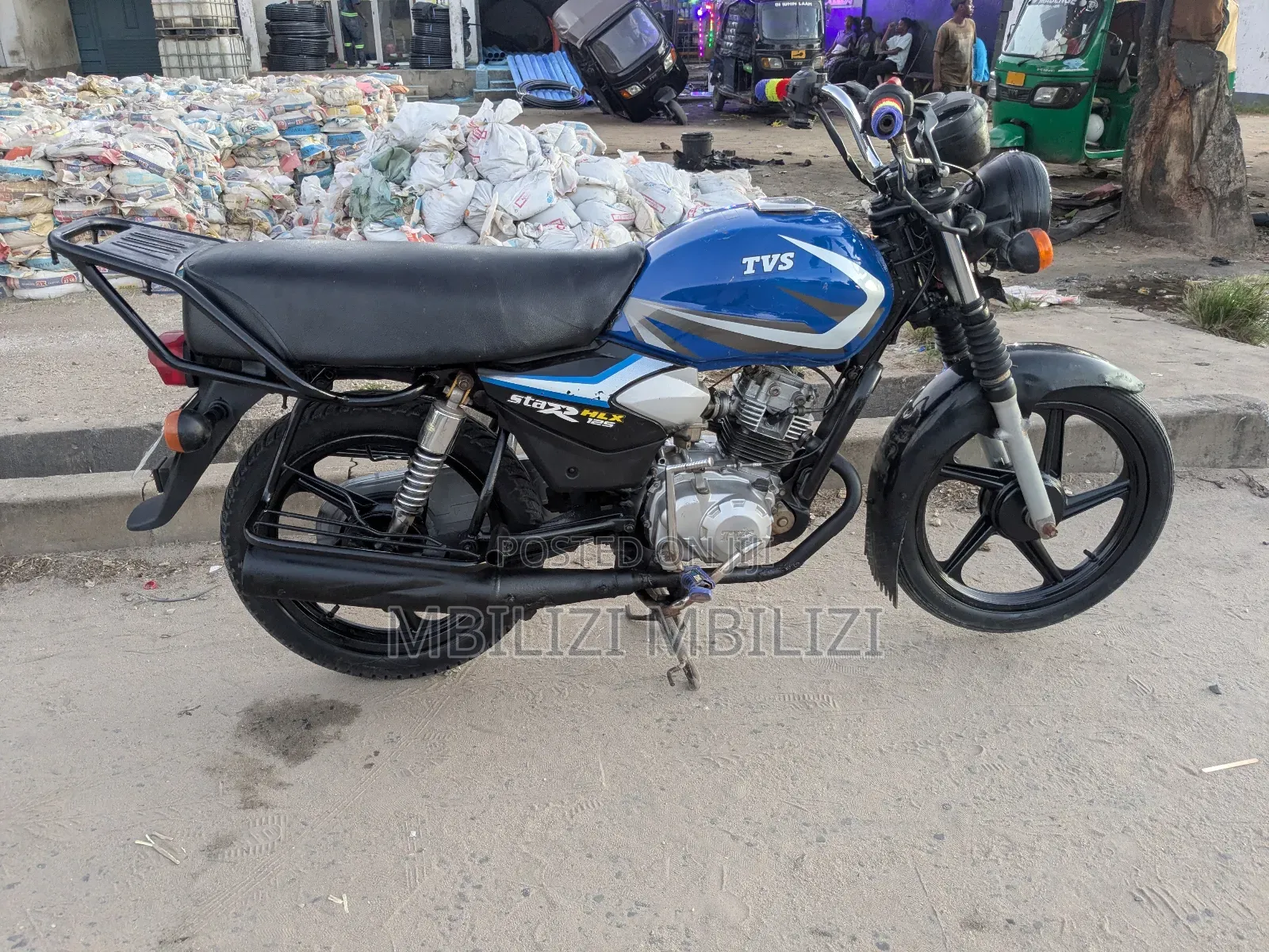 TVS HLX 125 2024 Blue