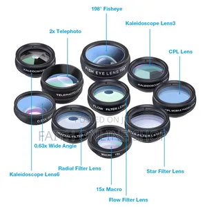 Apexel 10 in 1 Cell Phone Lens Kit