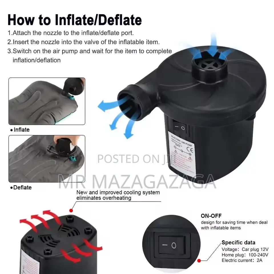 Mini Inflatable Pump Electric Air