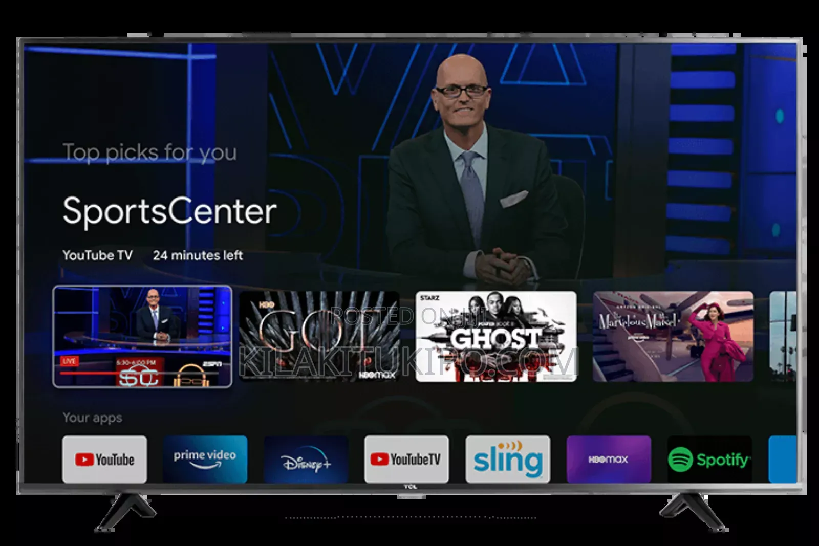 75inch TCL Google Smart Tv