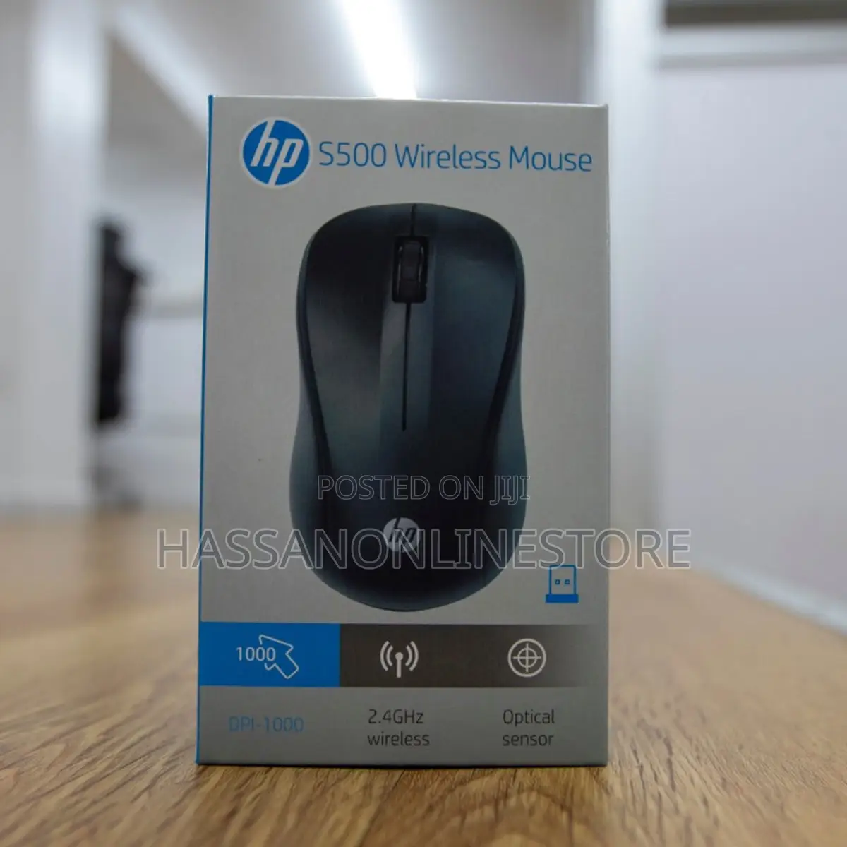 Hp S500 2.4ghz Wireless Optical Mouse Black