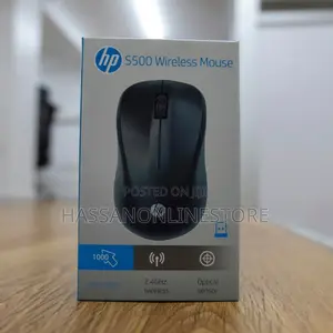Hp S500 2.4ghz Wireless Optical Mouse Black