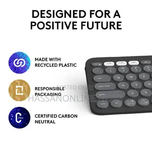 Logitech Pebble Keys 2 K380s Multi-Device Bluetooth Wireless Keyboard