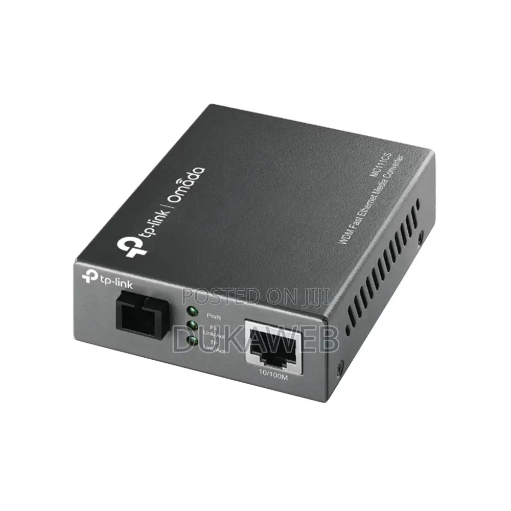 Tp-Link Omada Mc111cs Rj45 to Fiber Media Converter – Brand New