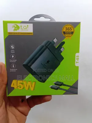 45w Usb C to Usb C Phone Charge