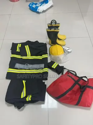 Fire Fighting Equipments Complete Set.
