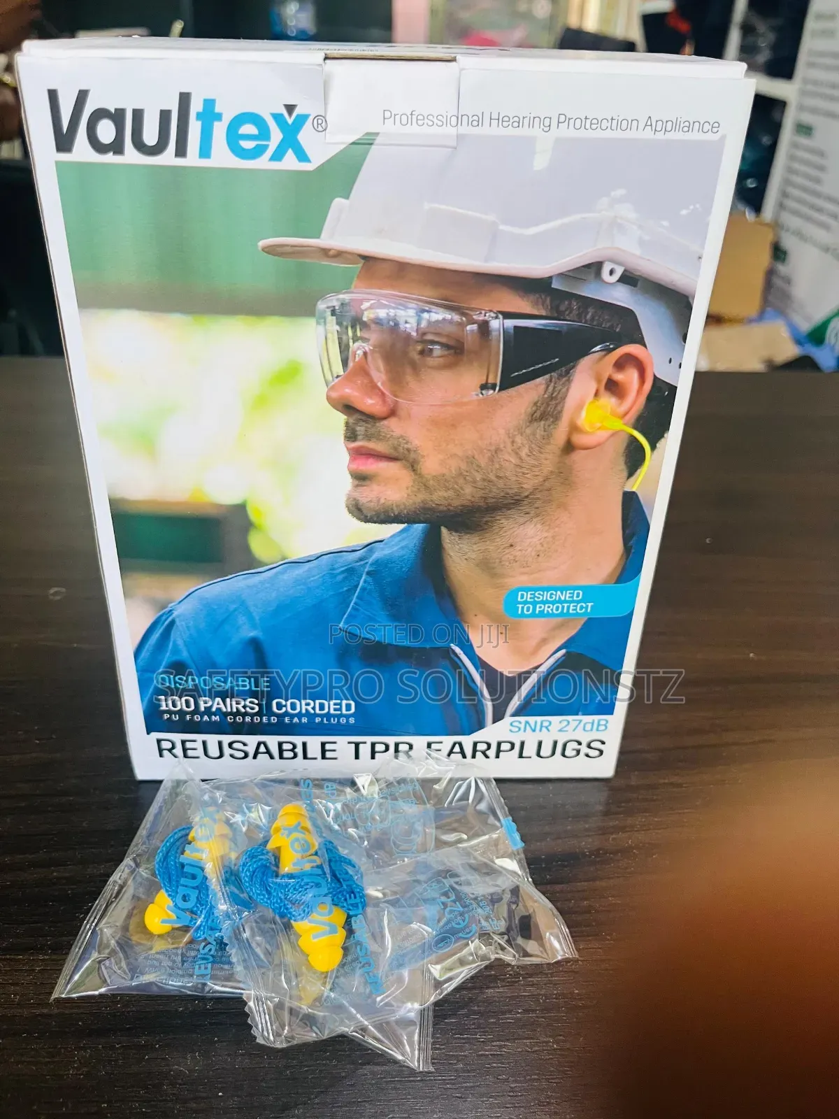 Vaultex Corded Ear Plugs (Reusable)