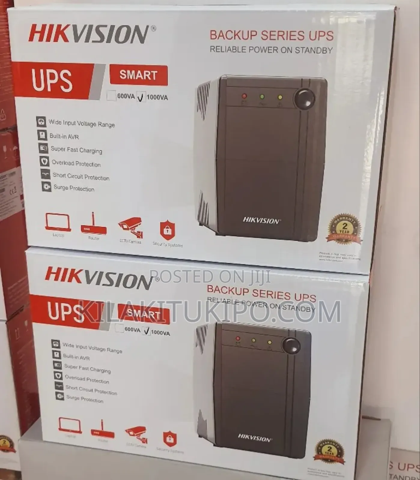 Hikvision Ups Smart 600va Backup Series Ups