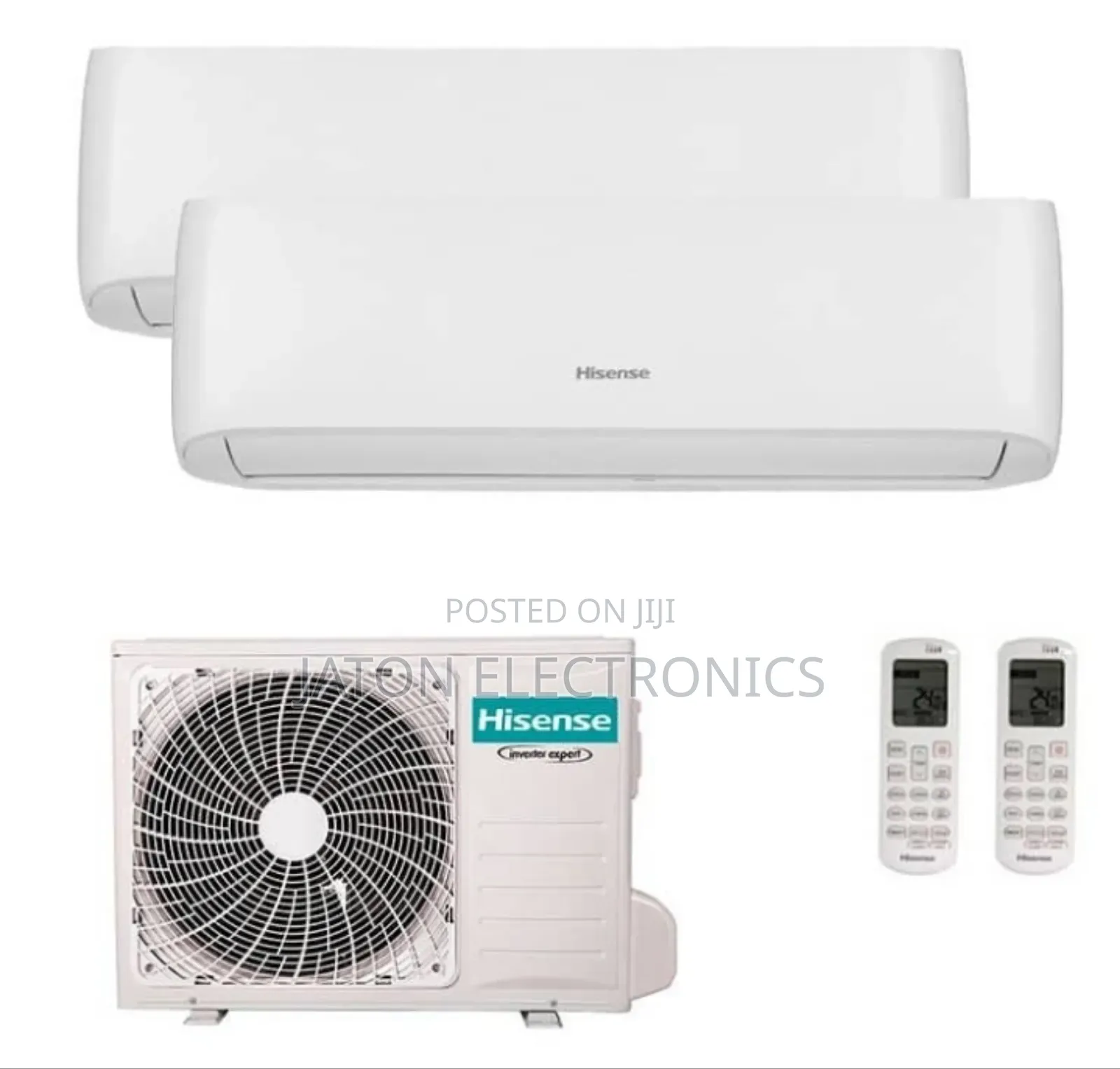 Hisense 2 in 1 Indoor 9btu 12btu Inverter 18btu Outdoor